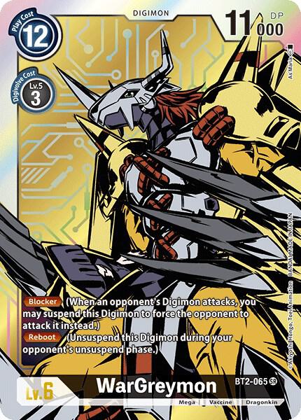 WarGreymon - BT2-065 (Alternate Art) card image