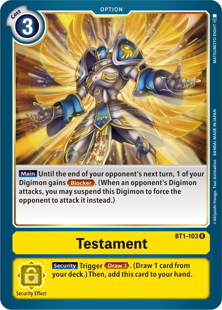 Testament card image