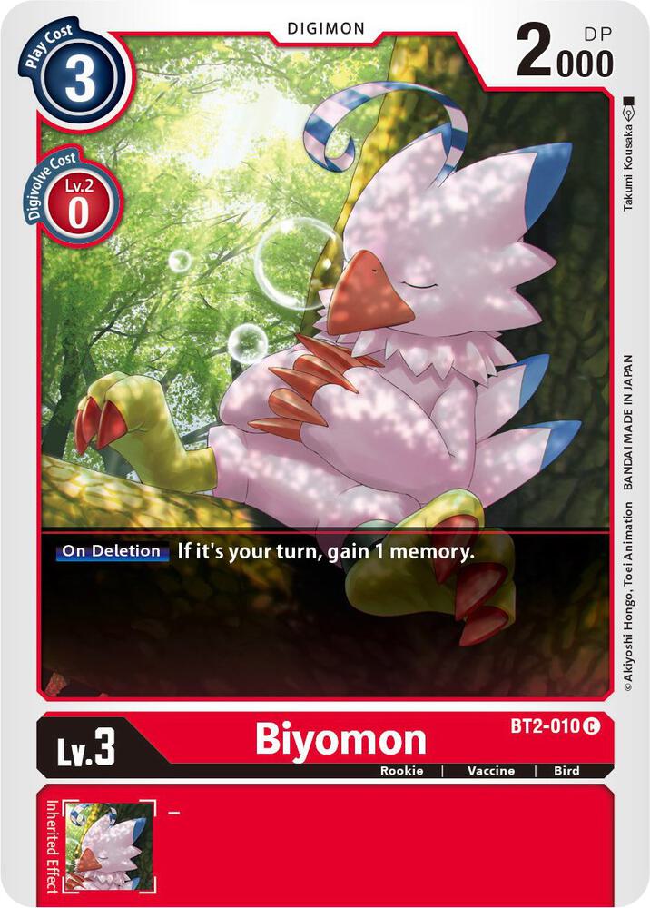 Biyomon - BT2-010 card image