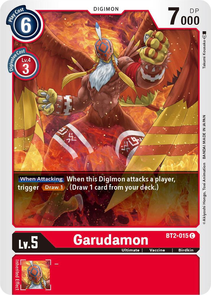Garudamon - BT2-015 card image