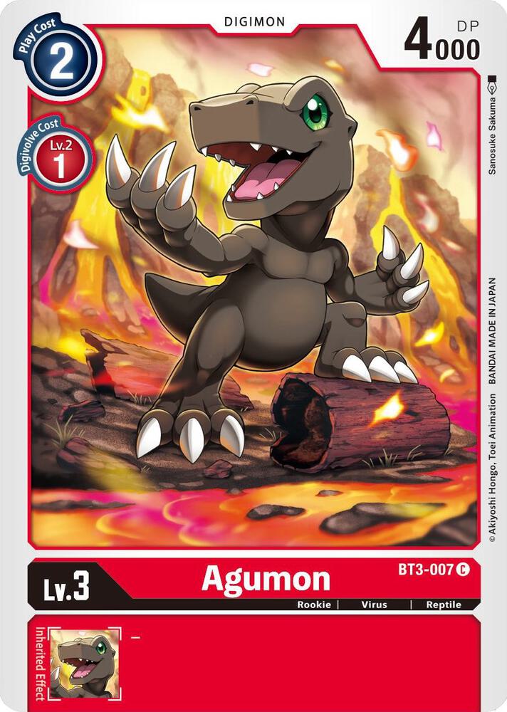 Agumon - BT3-007 card image
