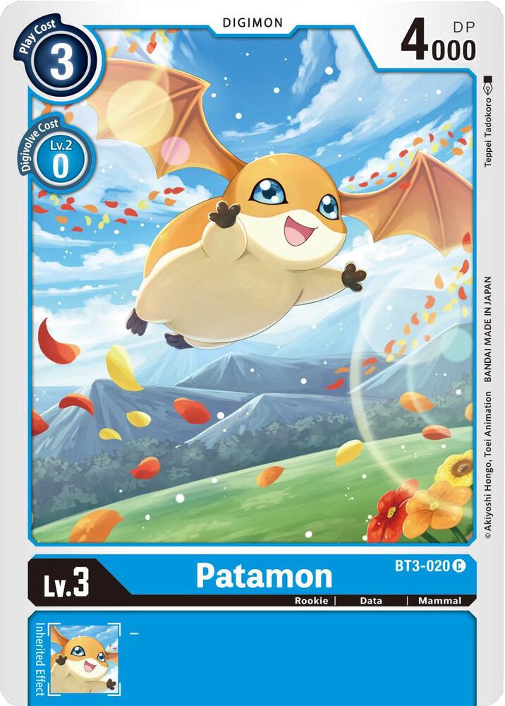 Patamon - BT3-020 card image