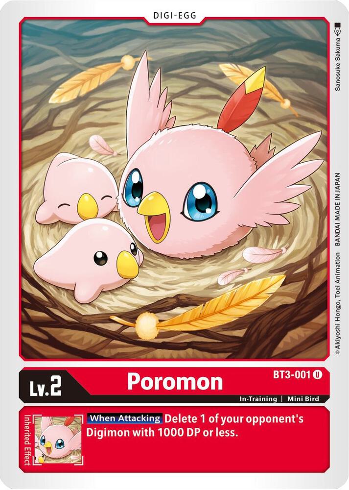Poromon card image