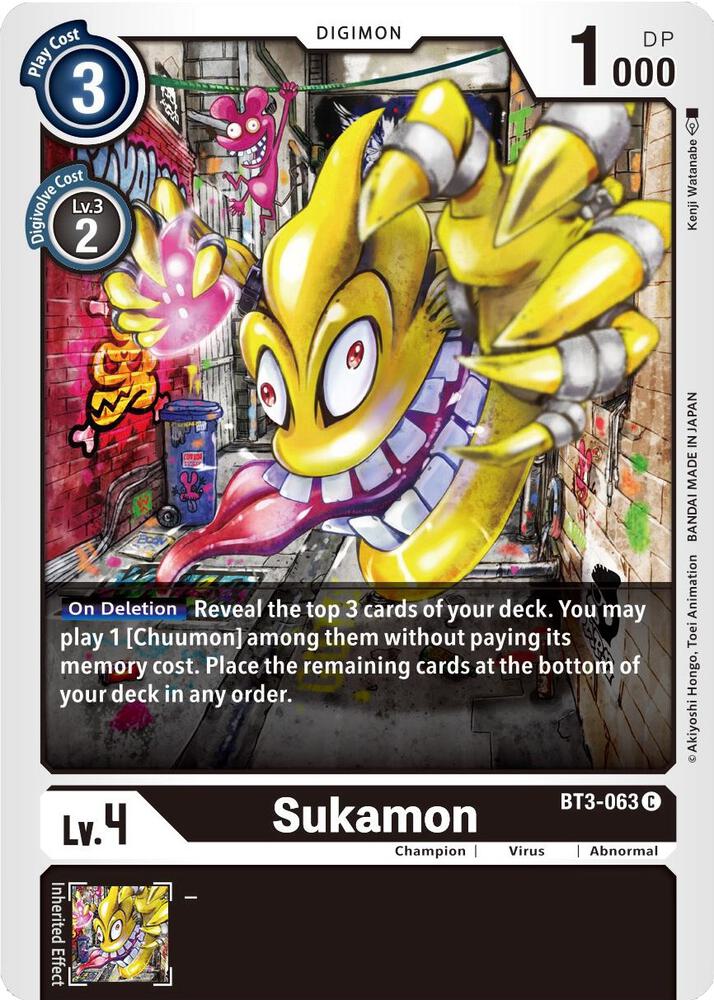Sukamon card image
