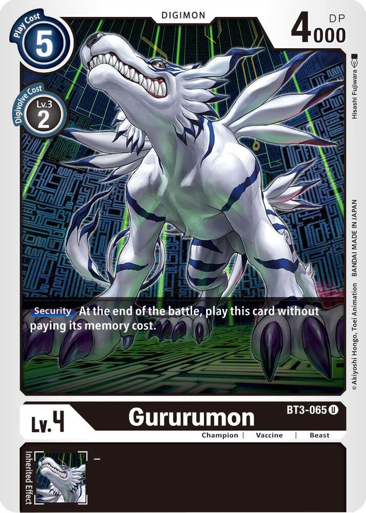 Gururumon card image