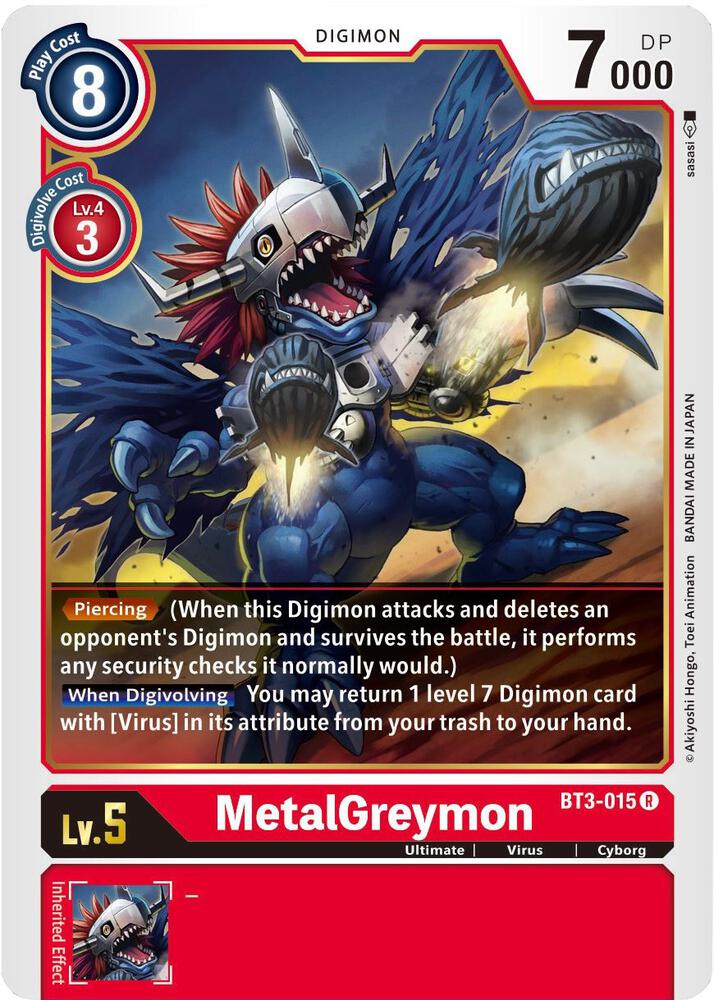 MetalGreymon - BT3-015 card image