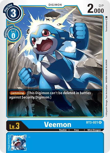 Veemon - BT3-021 card image