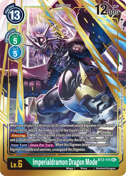 Imperialdramon Dragon Mode (Secret Rare) card image