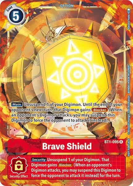 Brave Shield - BT1-095 (Dash Pack Ver. 1.5) card image
