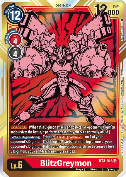 BlitzGreymon - BT3-018 (Dash Pack Ver. 1.5) card image