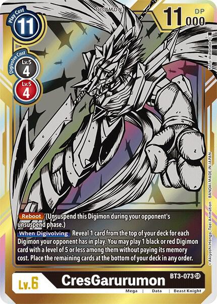 CresGarurumon (Alternate Art) card image