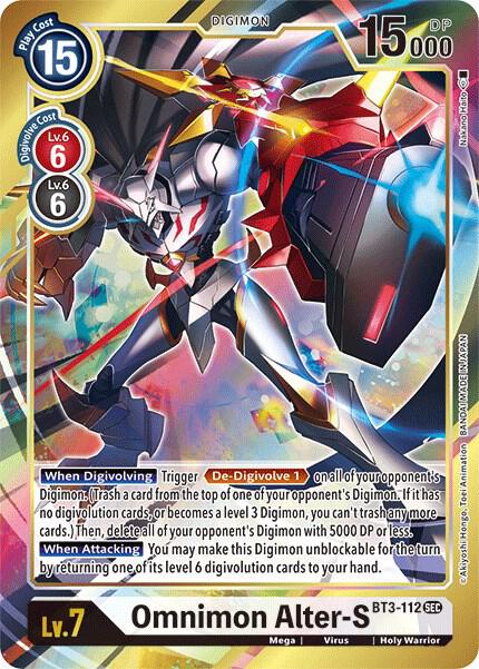 Omnimon Alter-S (Secret Rare) (Alternate Art) card image