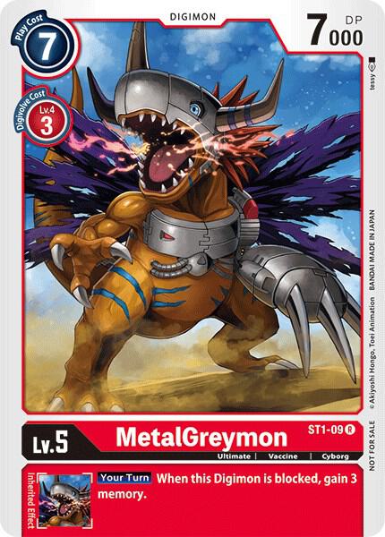 MetalGreymon - ST1-09 (Tamer Battle Pack 1) card image