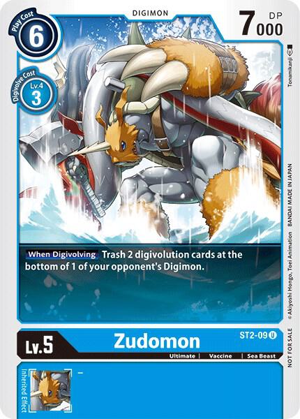 Zudomon - ST2-09 (Tamer Battle Pack 1) card image