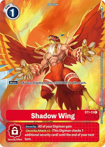 Shadow Wing - ST1-13 (Tamer's Evolution Box) card image