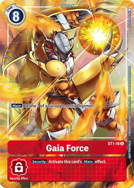 Gaia Force - ST1-16 (Tamer's Evolution Box) card image