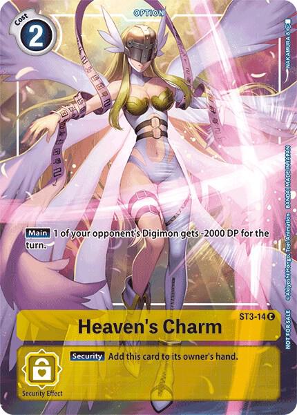 Heaven's Charm - ST3-14 (Tamer's Evolution Box) card image