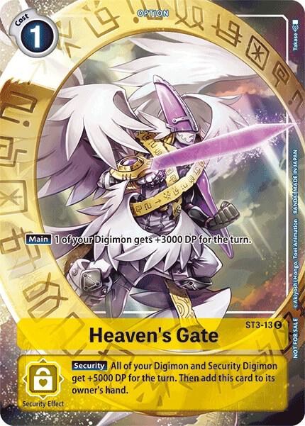 Heaven's Gate - ST3-13 (Tamer's Evolution Box) card image
