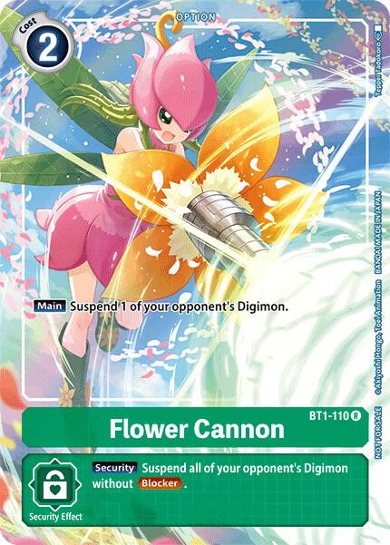 Flower Cannon - BT1-110 (Tamer's Evolution Box) card image