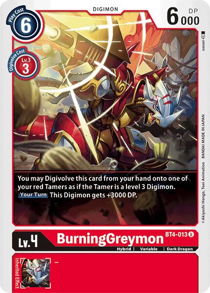 BurningGreymon card image