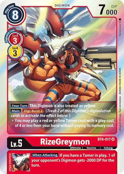 RizeGreymon card image