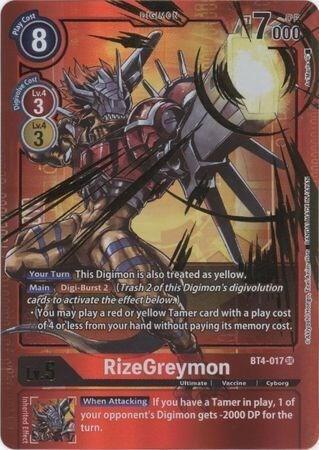 RizeGreymon (Alternate Art) card image