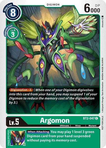 Argomon - BT2-047 (Official Tournament Pack Vol.2) card image