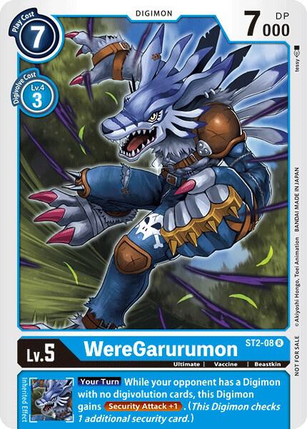 WereGarurumon - ST2-08 (Tamer Party Vol. 2 Promo) card image