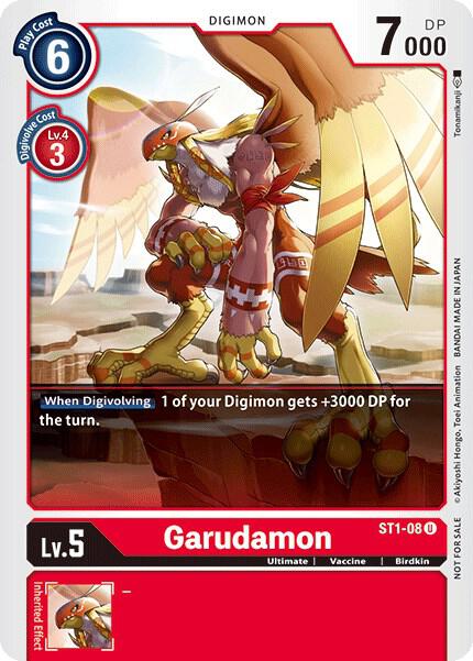 Garudamon - ST1-08 (Tamer Party Vol. 2 Promo) card image