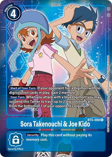 Sora Takenouchi & Joe Kido (Box Topper) card image