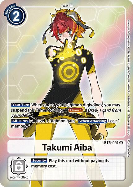 Takumi Aiba (Box Topper) card image