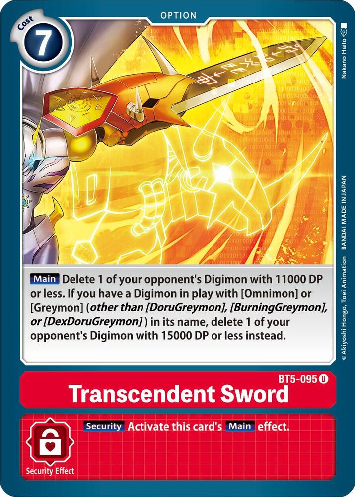 Transcendent Sword card image
