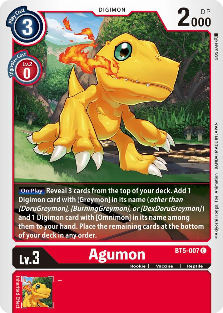 Agumon card image