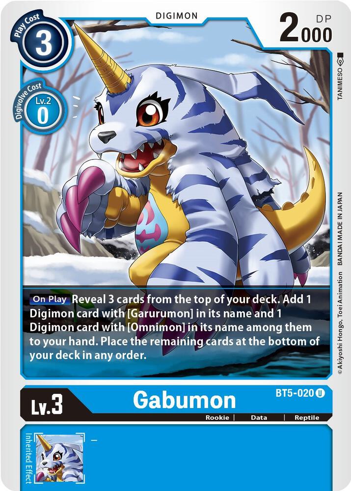 Gabumon card image