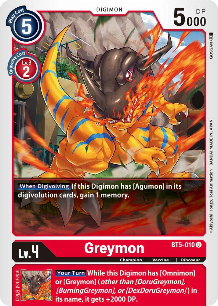 Greymon card image