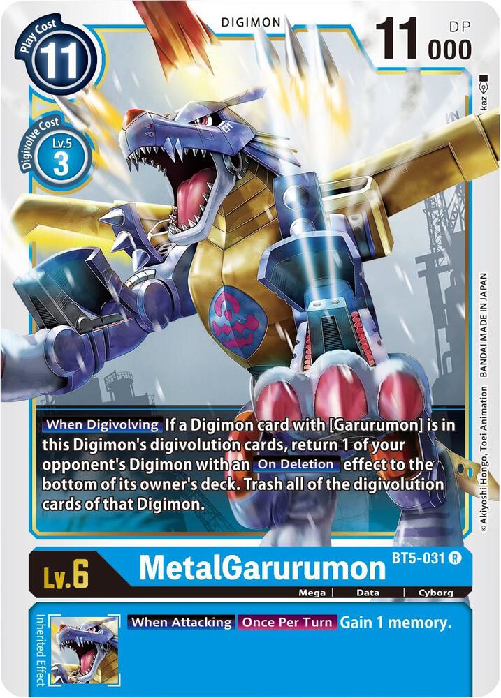 MetalGarurumon - BT5-031 card image