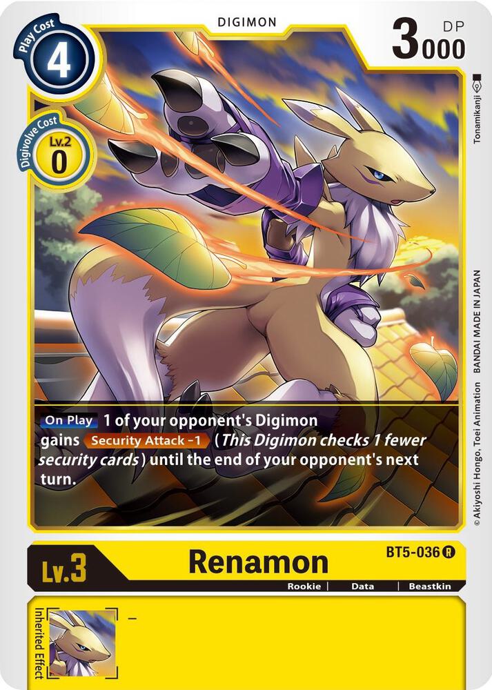 Renamon card image