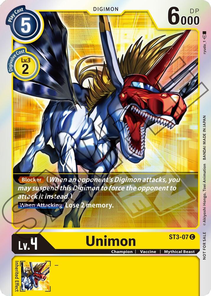 Unimon - ST3-07 (Event Pack 1) card image