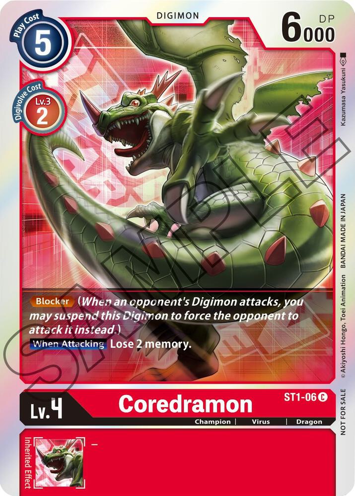 Coredramon - ST1-06 (Event Pack 1) card image