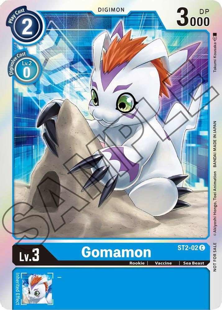 Gomamon - ST2-02 (Event Pack 1) card image