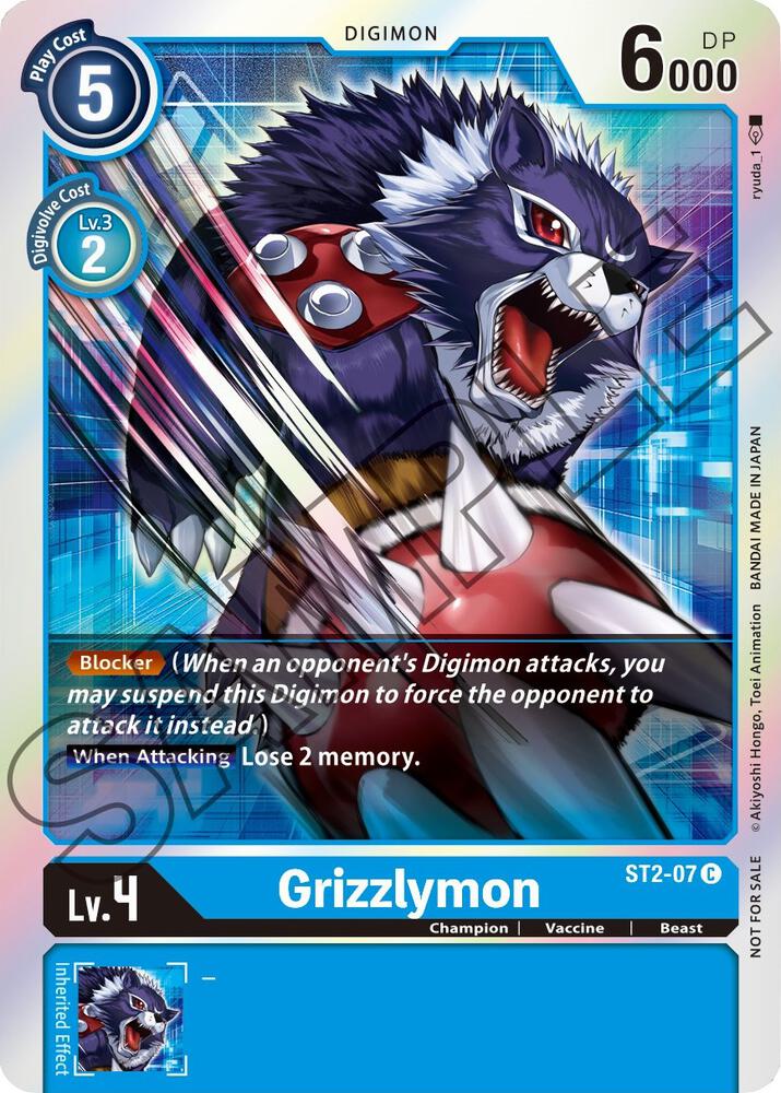 Grizzlymon - ST2-07 (Event Pack 1) card image