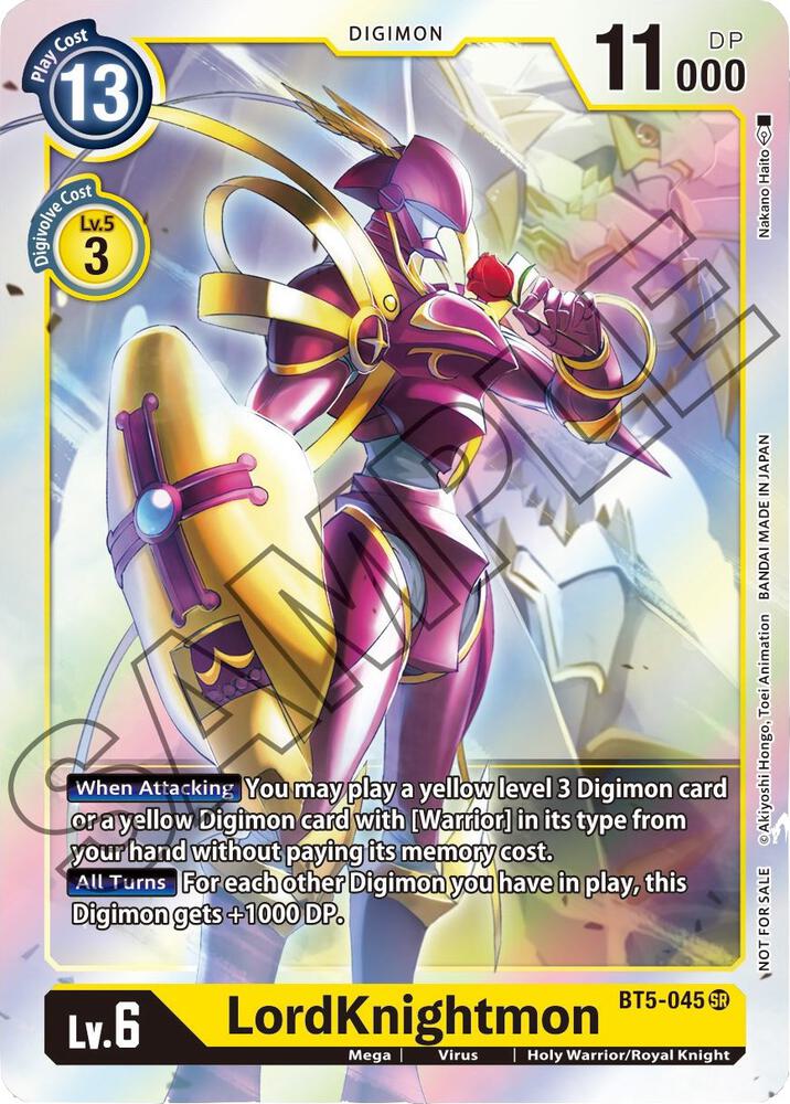 LordKnightmon - BT5-045 (Event Pack 1) card image
