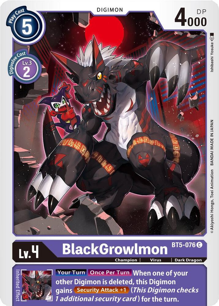 BlackGrowlmon card image