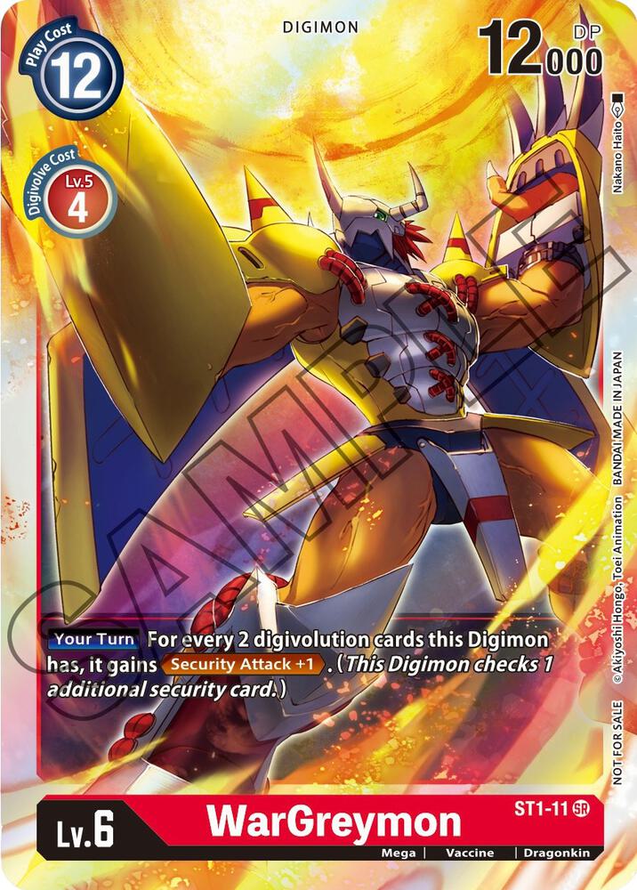 WarGreymon - ST1-11 (Event Pack 1) card image