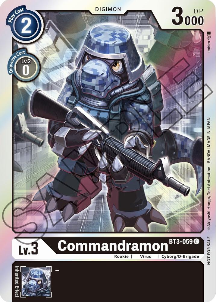 Commandramon - BT3-059 (Event Pack 1) card image