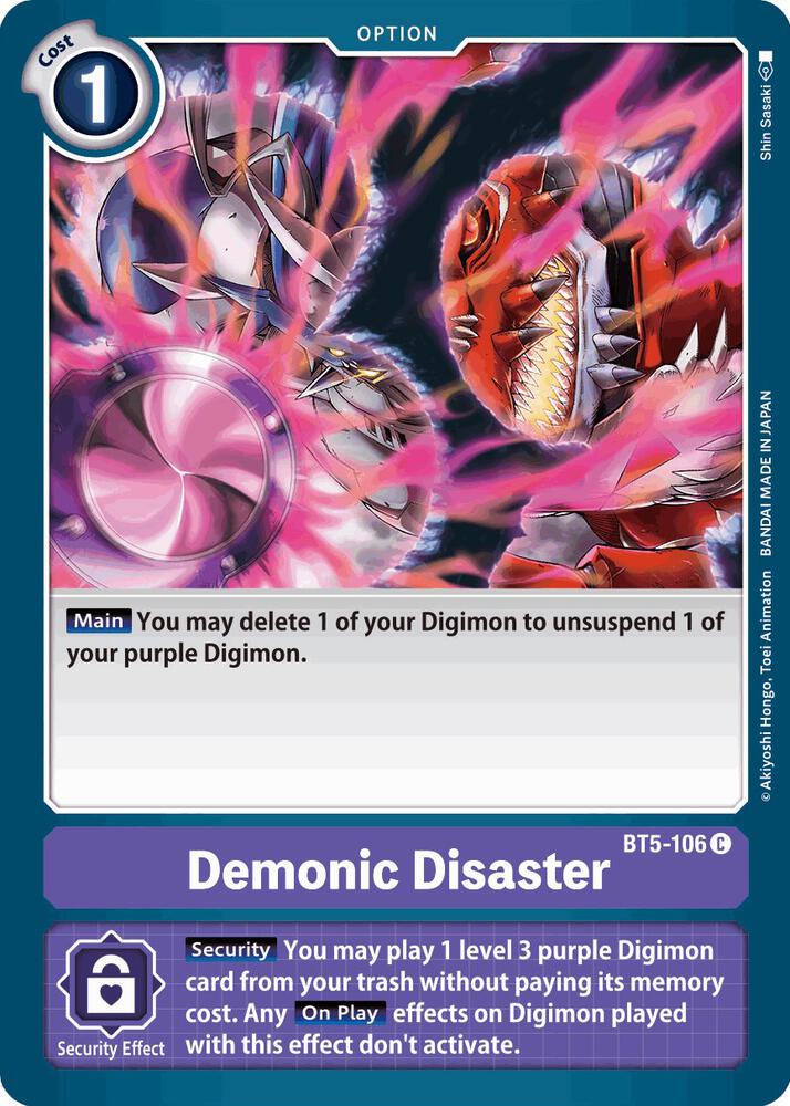 Demonic Disaster card image