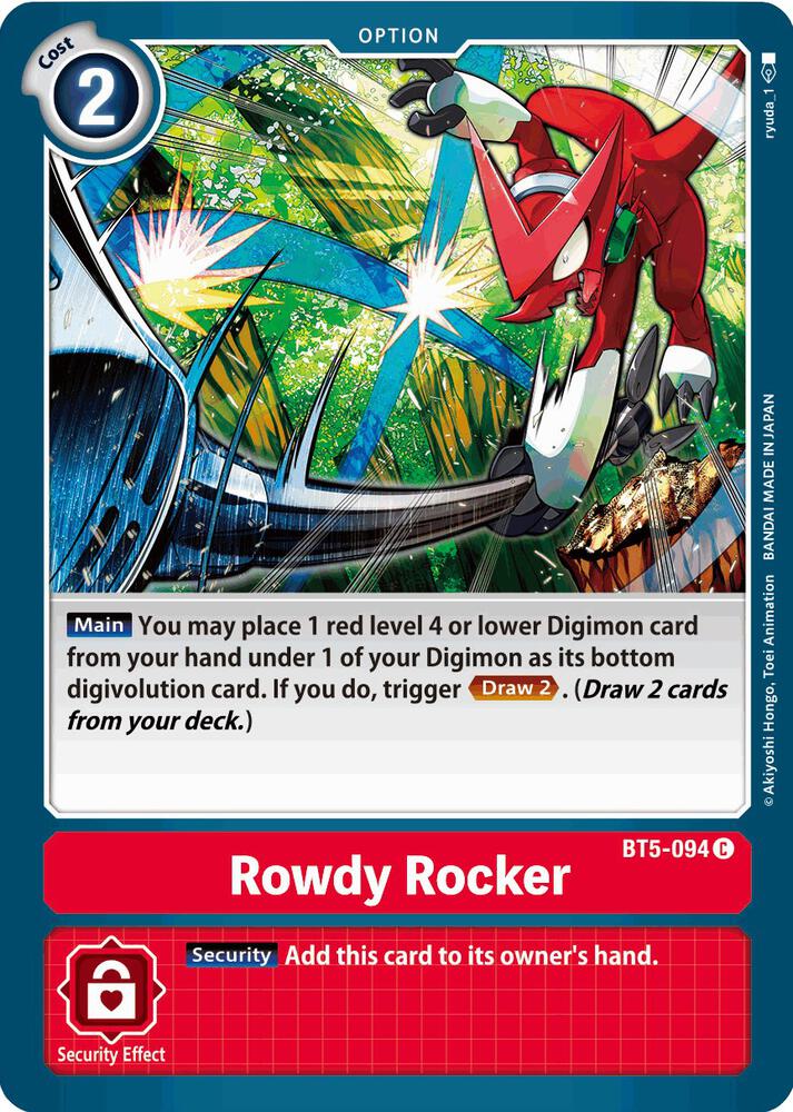 Rowdy Rocker card image