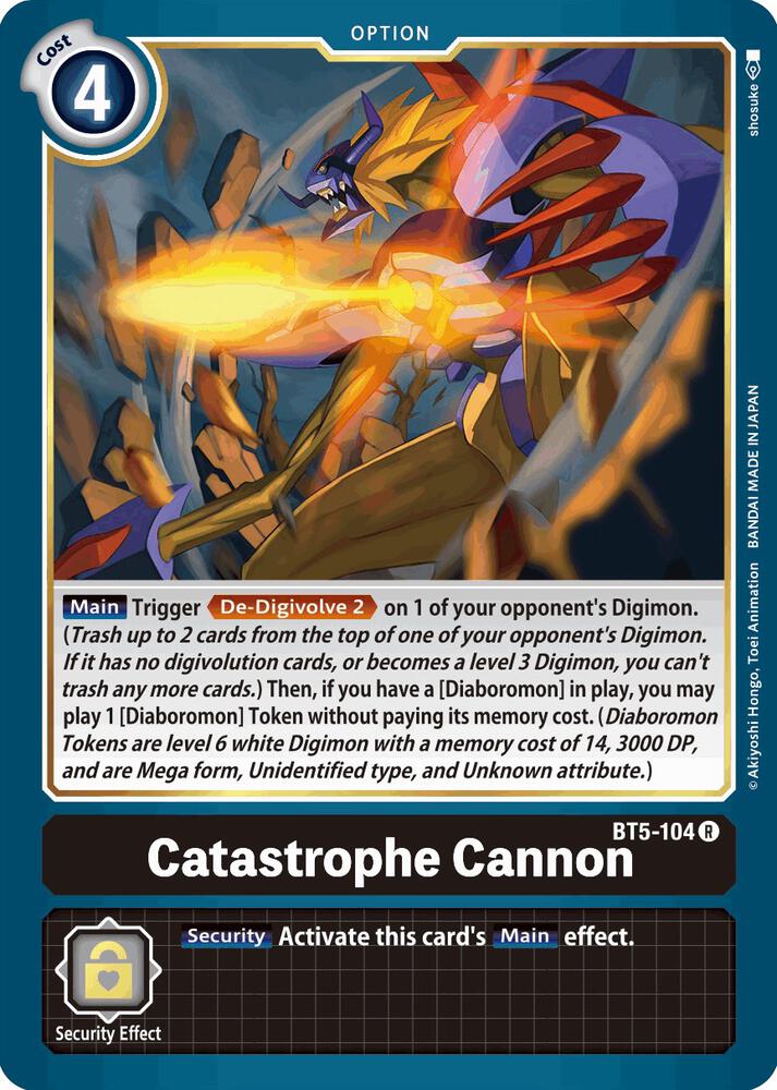 Catastrophe Cannon card image