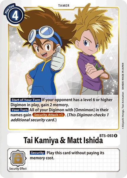 Tai Kamiya & Matt Ishida card image