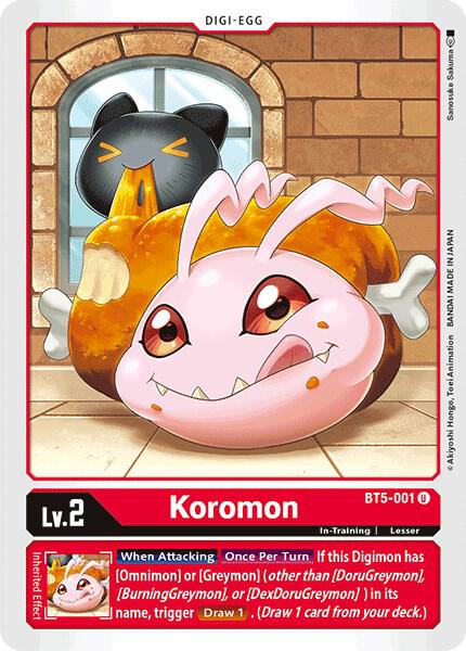 Koromon card image
